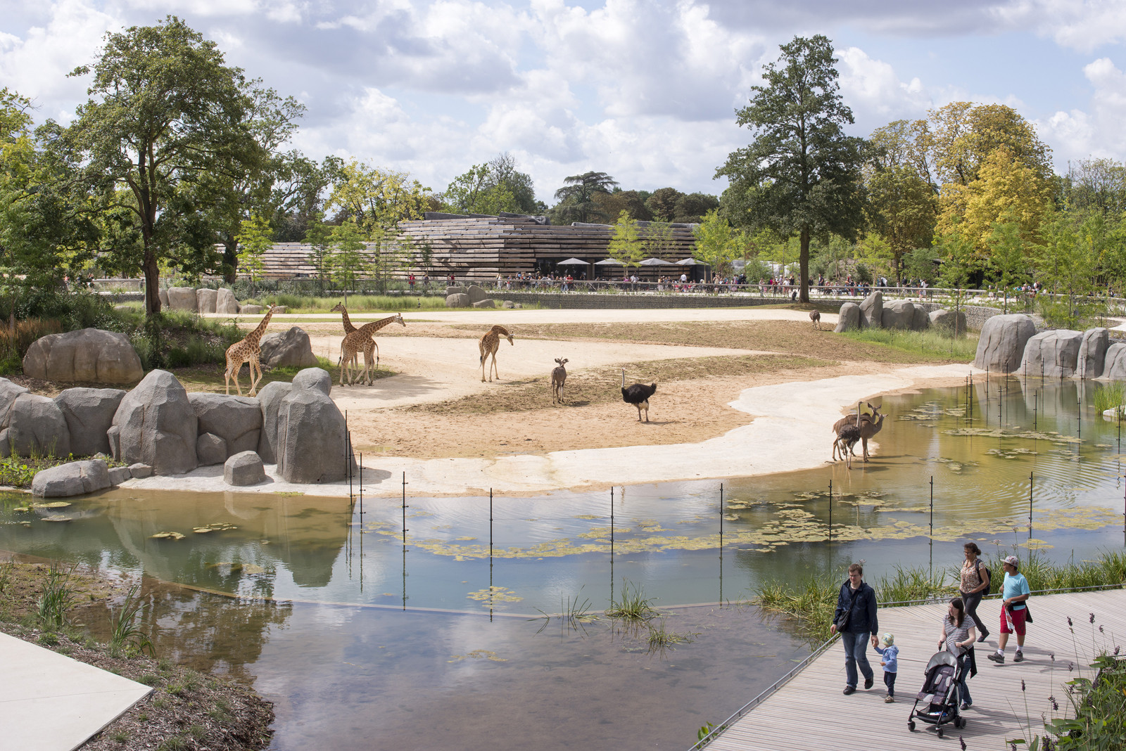 Parc zoologique de Vincennes : Un paysage qui se met au service