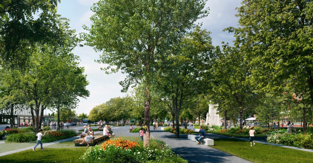 Places et rues du Master Plan Gare